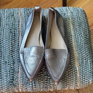 Aldo silver flats